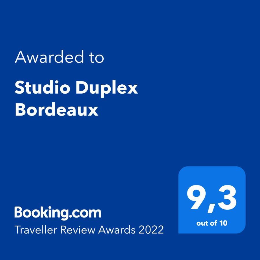 Studio En Duplex-Aircon-Terrasse-Parking-Calme Bordeaux Exterior photo